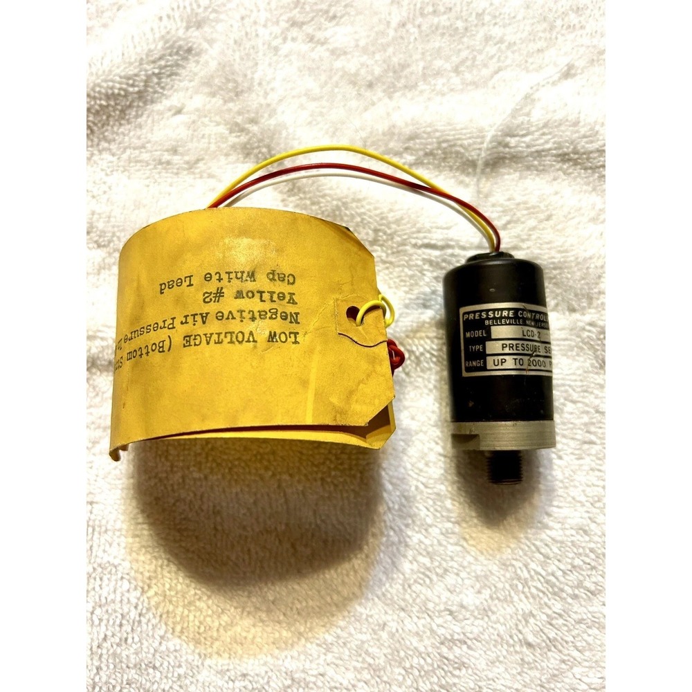 Pressure Controlled LCD-2 Set 60 Pressure Range Up to 2000psg (C8)